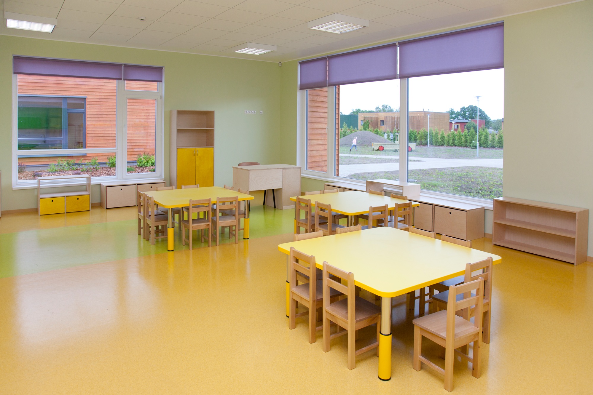 Yellow School Classroom
